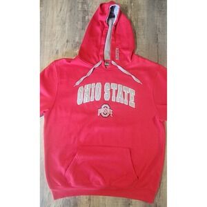 Ohio State Buckeyes Mens‎ 2XL Embroidered Colosseum Red Hoodie Sweatshirt Ncaa